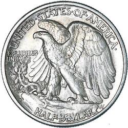 1938 D Walking Liberty Half Dollar 90% Silver AU+ Slider See Pics R756