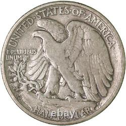 1938 D Walking Liberty Half Dollar 90% Silver Fine FN See Pics M513