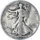 1938 D Walking Liberty Half Dollar 90% Silver Fine Fn See Pics S896
