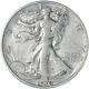 1938 D Walking Liberty Half Dollar 90% Silver Very Fine Vf See Pics S828