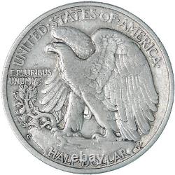 1938 D Walking Liberty Half Dollar 90% Silver Very Fine VF See Pics S828
