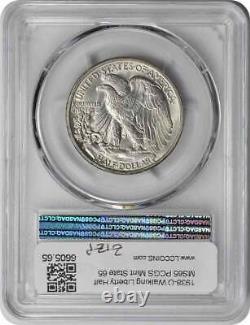 1938-D Walking Liberty Half Dollar MS65 PCGS