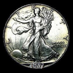 1938-D Walking Liberty Half Dollar Silver - Stunning Details Coin - #893H