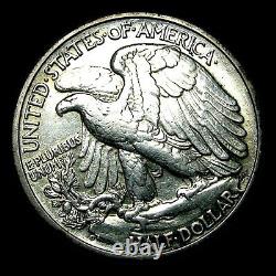 1938-D Walking Liberty Half Dollar Silver - Stunning Details Coin - #893H