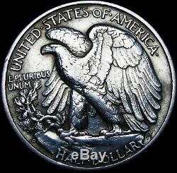 1938-D Walking Liberty Half Dollar Silver US Coin - Stunning - #B030