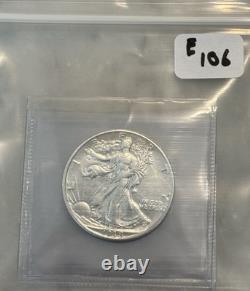 1938-D Walking Liberty Half Dollar XF Extremely Fine 90% Silver