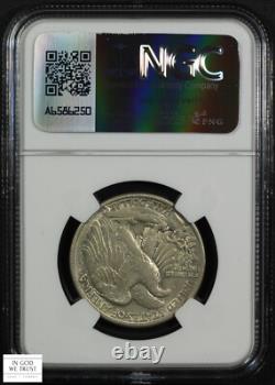 1938 D Walking Liberty Silver Half Dollar 50C NGC XF 45