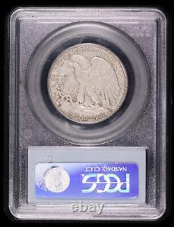 1938 D Walking Liberty Silver Half Dollar Coin Pcgs Xf45