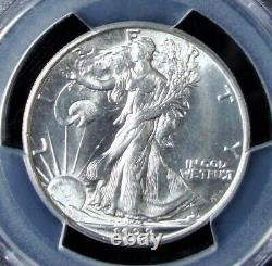 1938-D Walking Liberty Silver Half Dollar PCGS MS 64 Gold Shield