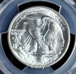 1938-D Walking Liberty Silver Half Dollar PCGS MS 64 Gold Shield