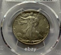 1938-D (XF45) Walking Liberty Half Dollar 50C PCGS Graded Coin