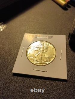 1938 SILVER WALKING LIBERTY HALF DOLLAR /Extremely Fine