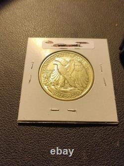 1938 SILVER WALKING LIBERTY HALF DOLLAR /Extremely Fine
