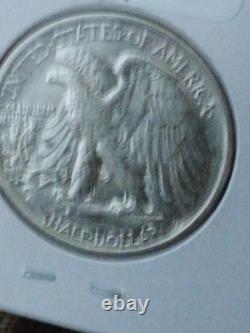 1938 Silver Walking Liberty Half Dollar Au/unc