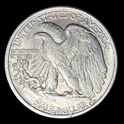 1938 Walking Liberty Half Dollar 50C 90% Silver 0245