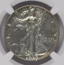 1938 Walking Liberty Half Dollar 50C NGC Proof PF-60 Toned