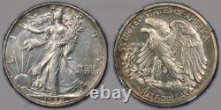 1938 Walking Liberty Half Dollar 50C NGC Proof PF-60 Toned