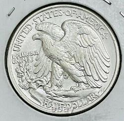 1938 Walking Liberty Half Dollar AU+ 90% Silver