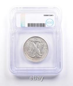 1938 Walking Liberty Half Dollar MS62 ICG 6969