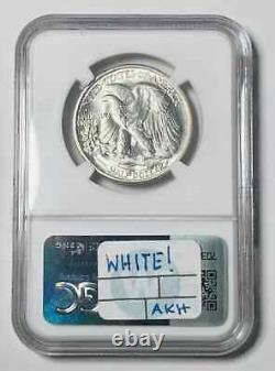 1938 Walking Liberty Half Dollar NGC MS-65 White Coin