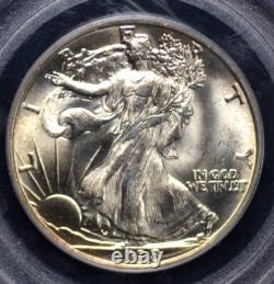 1938 Walking Liberty Half Dollar Pcgs Ms 65 Great Silver Sheen And Mint Bloom