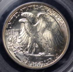 1938 Walking Liberty Half Dollar Pcgs Ms 65 Great Silver Sheen And Mint Bloom