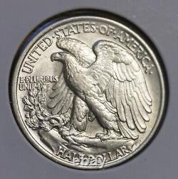 1938 Walking Liberty Half Dollar-gem Bu Gem Brilliantly Uncirculated