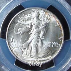 1938 Walking Liberty Silver Half Dollar PCGS MS 67 Gold Shield