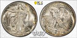 1938 Walking Liberty Silver Half Dollar PCGS MS 67 Gold Shield