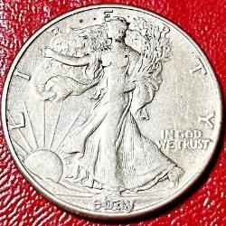 1938-d Walking Liberty Half Dollar