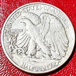 1938-d Walking Liberty Half Dollar