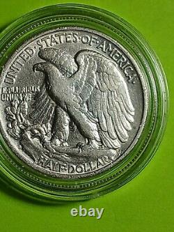 1938-d Walking Liberty Half Dollar. Xf/au. Rare. Low Mintage. Key Date
