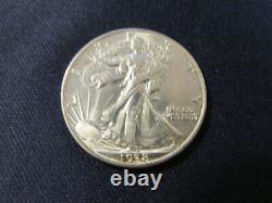1938 p Liberty Walking Half Dollar 90% Silver Gem BU uncirculated