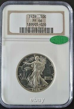 1939 50C PR66 NGC. CAC. Walking Liberty