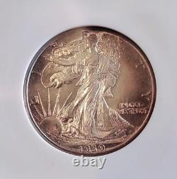 1939 50c Silver Half Dollars Liberty Walking MS-67