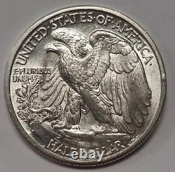 1939-D Silver Walking Liberty Half Grading GEM BU Flashy Premium Quality Coin a5