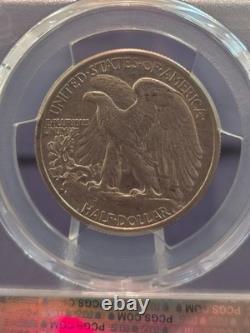 1939-D Walking Liberty Half Dollar MS62 Gold Shield Graded 01/26
