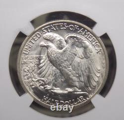 1939 D Walking Liberty SILVER Half Dollar 50c NGC MS65 #007 GEM BU ECC&C, Inc