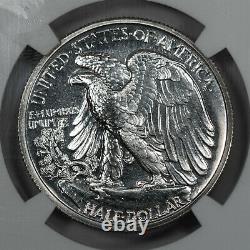 1939 Proof Walking Liberty Half Dollar 50c Ngc Certified Pf 65 (010)