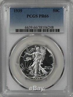 1939 Proof Walking Liberty Half Dollar 50c Pcgs Certified Pf Pr 66 (248)