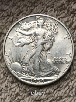 1939-S Walking Liberty Half Dollar AU/UNC