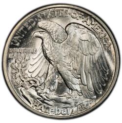 1939 Walking Liberty Half Dollar 50c Silver Pcgs Ms64 Uncirculated Gem Bu (h117)