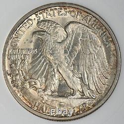 1939-d 50c Walking Liberty Half Dollar Ngc Ms65 #173072-001 Old Fatty Holder