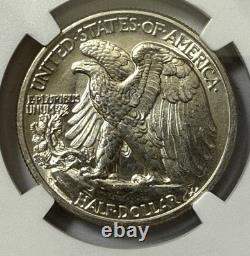1939-d Walking Liberty Half Dollar 50c Ngc Au 58
