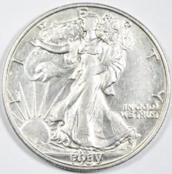 1939-s Walking Liberty Half Dollar Very Sharp Au/bu About Uncirculated Slider