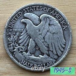 1940-47 Walking Liberty Coin Set, All 8 Years, Each Mint Present, Perfect Gift