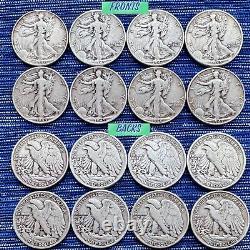 1940-47 Walking Liberty Coin Set, All 8 Years, Each Mint Present, Series Finale