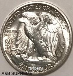 1940 S Walking Liberty Half Dollar From OBW Roll Estate CH-GEM Bu Unc 90% Silver