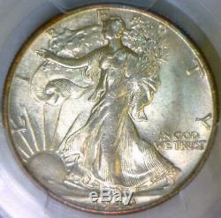 1940-S Walking Liberty Half Dollar PCGS MS-64 With CAC Looks 65+