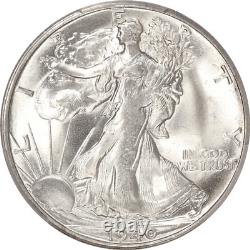 1940-S Walking Liberty Silver Half Dollar 50c, PCGS MS 64, Blast White! PQ+